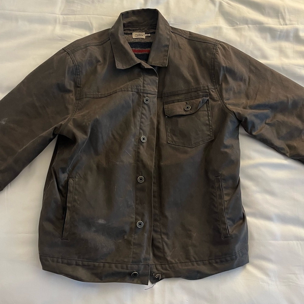 Flint and Tinder Wool-Lined Trucker (Chocolate)